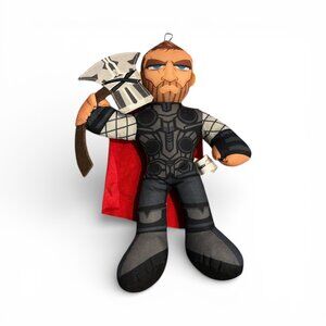 MARVEL AVENGERS Plush Thor Viking Asgardian Thunder 14" Soft Doll